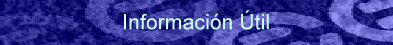 Informaci�n �til